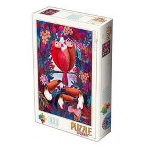 Puzzle 1000 Andrea Kurti, Papugi