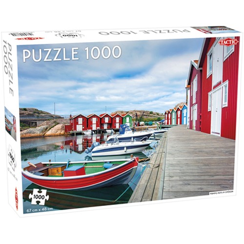 Puzzle 1000 Around the World Northern Stars Fishing huts in Smögen