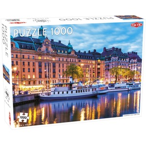 Puzzle 1000 Around the World Northern Stars Stockholm Old Town Pier