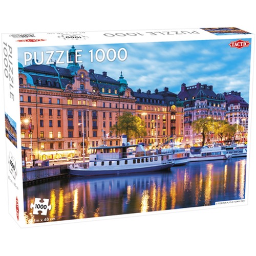 Puzzle 1000 Around the World Northern Stars Stockholm Old Town Pier