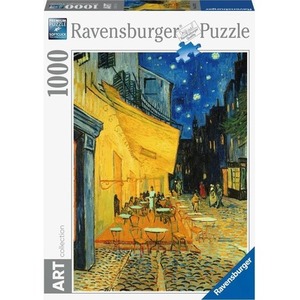 Puzzle 1000 Art Taras kawiarni w nocy