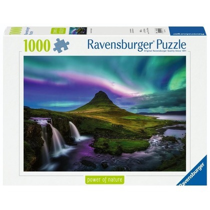 Puzzle 1000 Aurora Over Kirkjufell