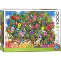 Puzzle 1000 Bird House Hotel by Olena 6000-6011