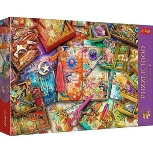 Puzzle 1000 Biurko dziennikarza TREFL