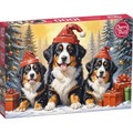 Puzzle 1000 CherryPazzi Holiday Puppies 31254