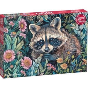 Puzzle 1000 CherryPazzi Raccoon in Flowers 30851