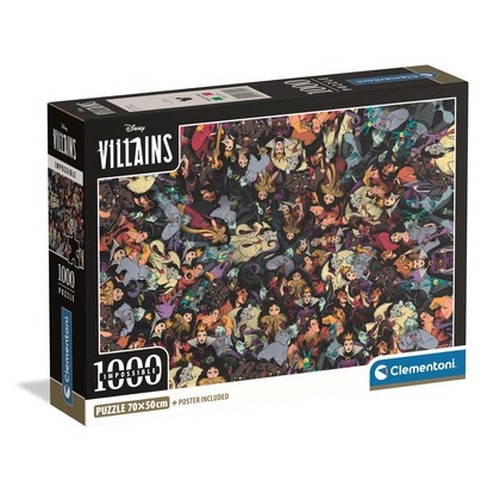 Puzzle 1000 Compact Impossible ! Disney Villains 37518