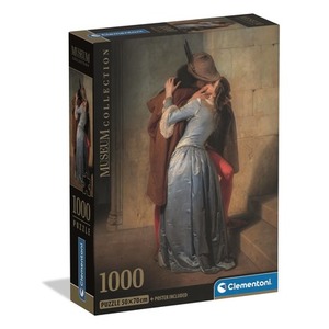 Puzzle 1000 Compact Museum Hayes the kiss 37064