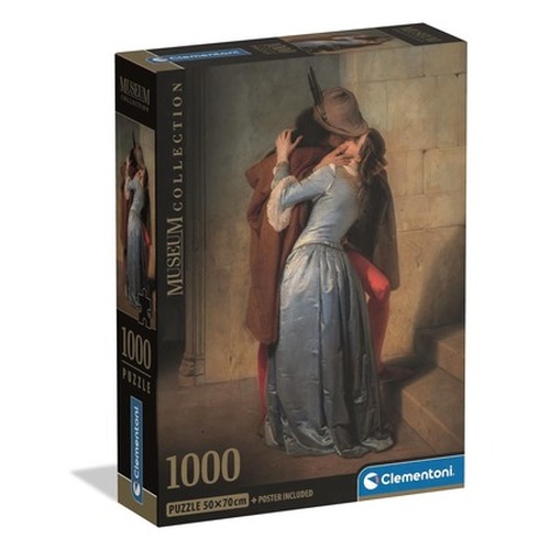 Puzzle 1000 Compact Museum Hayes the kiss 37064