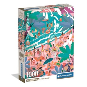 Puzzle 1000 Compact Sunday at the beach 39938