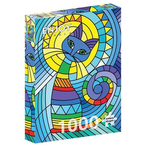 Puzzle 1000 Dekoracyjny kot