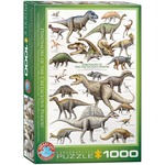 Puzzle 1000 Dinosaurs of Cretaceous Period 6000-0098
