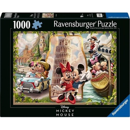 Puzzle 1000 Disney Classics Wakacje Miki i Mini