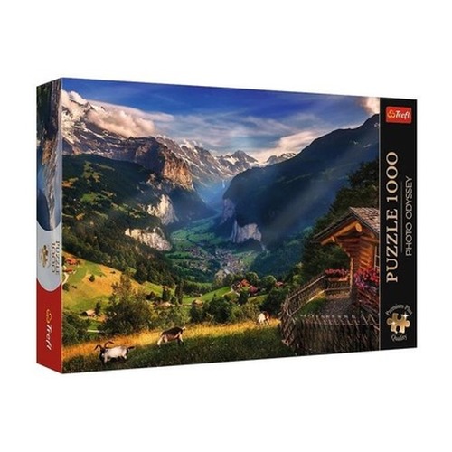 Puzzle 1000 Dolina Lauterbrunnen TREFL