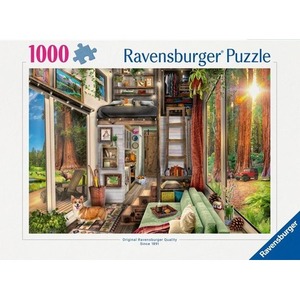 Puzzle 1000 Domek w lesie