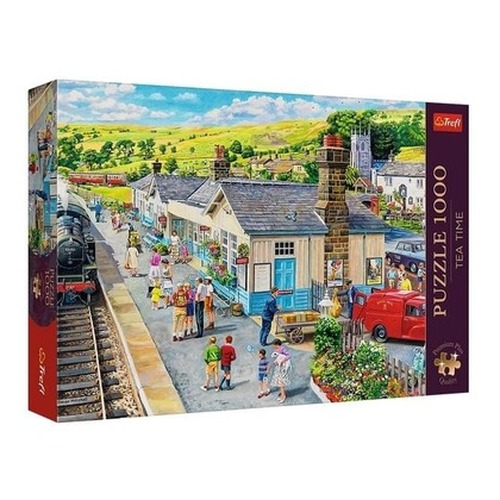 Puzzle 1000 Dworzec kolejowy TREFL