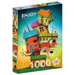 Puzzle 1000 el. Bajkowe domy