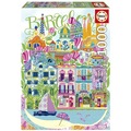 Puzzle 1000 el. Barcelona / Hiszpania, Car Pintos