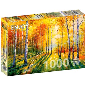 Puzzle 1000 el. Brzozowy gaj