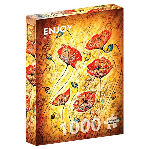 Puzzle 1000 el. Czerwone maki