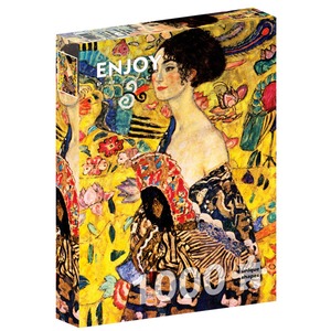 Puzzle 1000 el. Dama z wachlarzem, Gustav Klimt