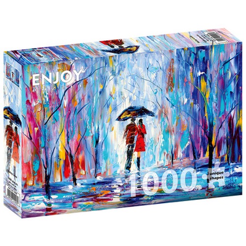 Puzzle 1000 el. Deszczowa miłość