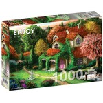 Puzzle 1000 el. Dom w lesie