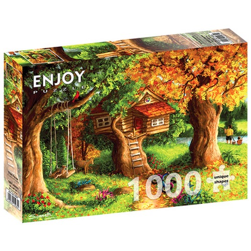 Puzzle 1000 el. Domek na drzewie