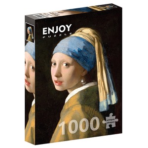 Puzzle 1000 el. Dziewczyna z perłą, Johannes Vermeer