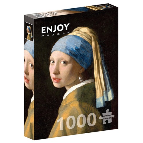 Puzzle 1000 el. Dziewczyna z perłą, Johannes Vermeer