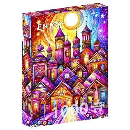 Puzzle 1000 el. Fioletowe miasto