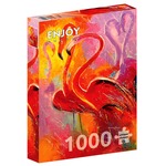 Puzzle 1000 el. Flamingi