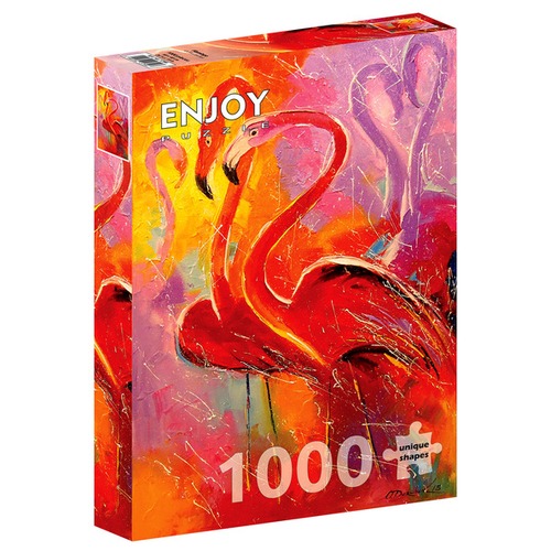 Puzzle 1000 el. Flamingi