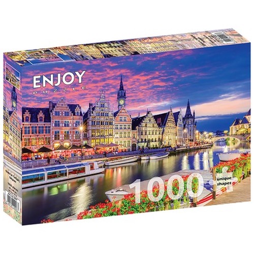 Puzzle 1000 el. Gandawa / Belgia