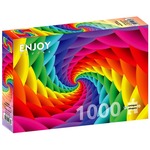 Puzzle 1000 el. Gradientowy kolorowy wir