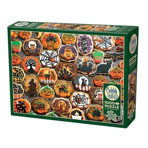 Puzzle 1000 el. Halloweenowe ciasteczka