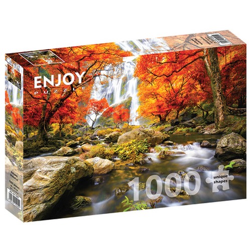 Puzzle 1000 el. Jesienny wodospad