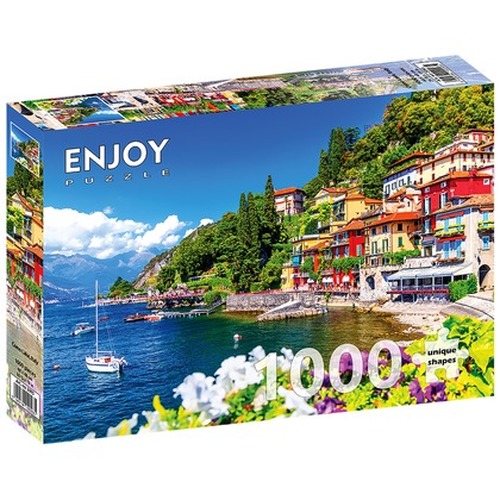 Puzzle 1000 el. Jezioro Como / Lombardia / Włochy