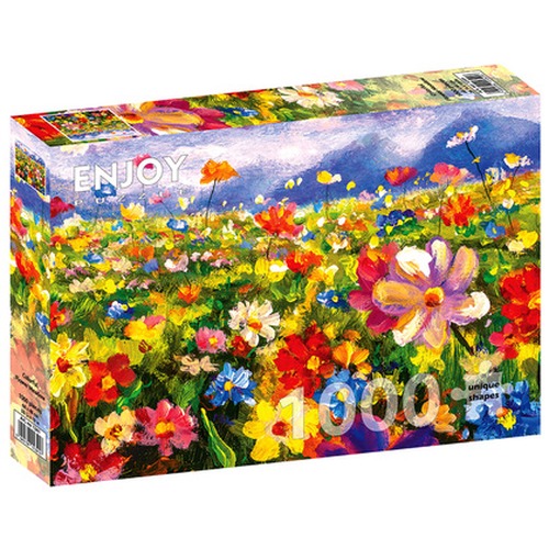 Puzzle 1000 el. Łąka pełna kwiatów