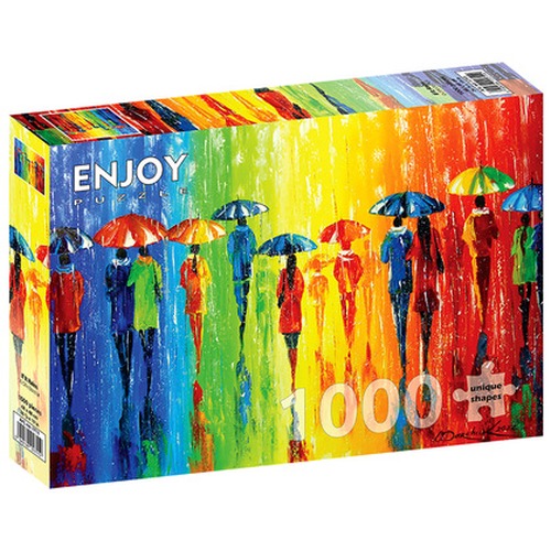 Puzzle 1000 el. Kiedy pada deszcz...