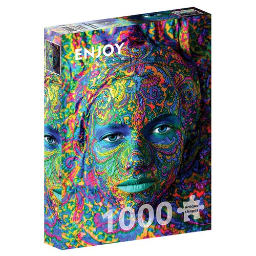 Puzzle 1000 el. Kobieta z makijażem