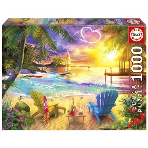 Puzzle 1000 el. Kocham plażę