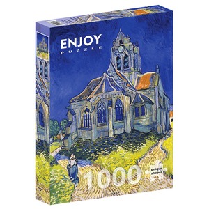 Puzzle 1000 el. Kościół w Auvers, Vincent van Gogh