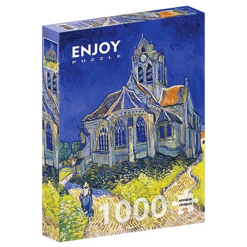 Puzzle 1000 el. Kościół w Auvers, Vincent van Gogh