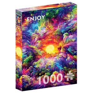 Puzzle 1000 el. Kolorowa dżungla