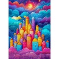 Puzzle 1000 el. Kolorowa forteca