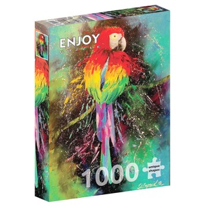 Puzzle 1000 el. Kolorowa papuga