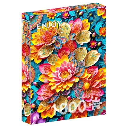 Puzzle 1000 el. Kolorowe lilie wodne