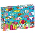 Puzzle 1000 el. Kolorowe ryby