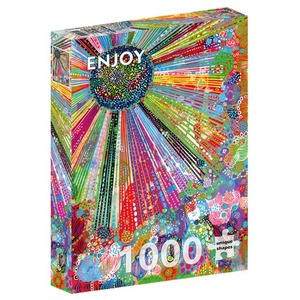 Puzzle 1000 el. Kolorowe słońce